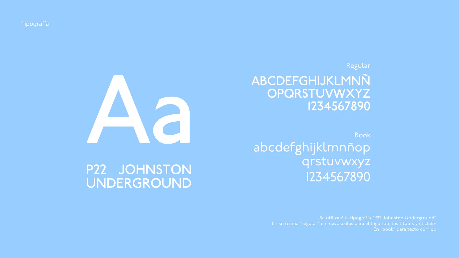 Tipografía P22 Johnston Underground