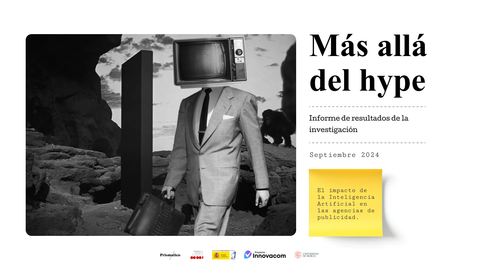 DISEÑO DE INFORME DE INVESTIGACIÓN — Más allá del hype
