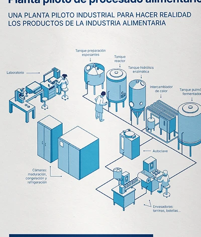 Planta piloto de procesado alimentario — detalle